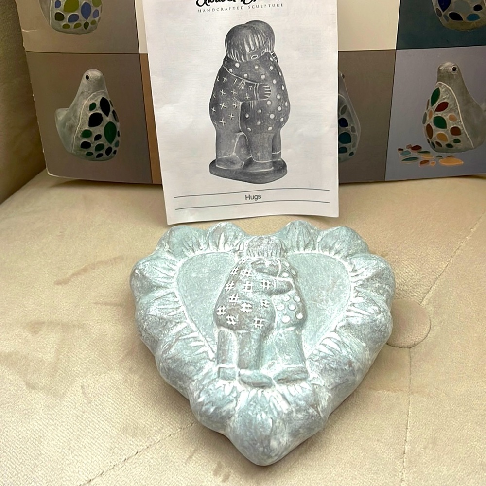 Isabel Bloom “Hugs” heart shaped sculpture